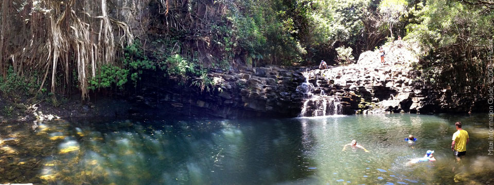 waterfall hana