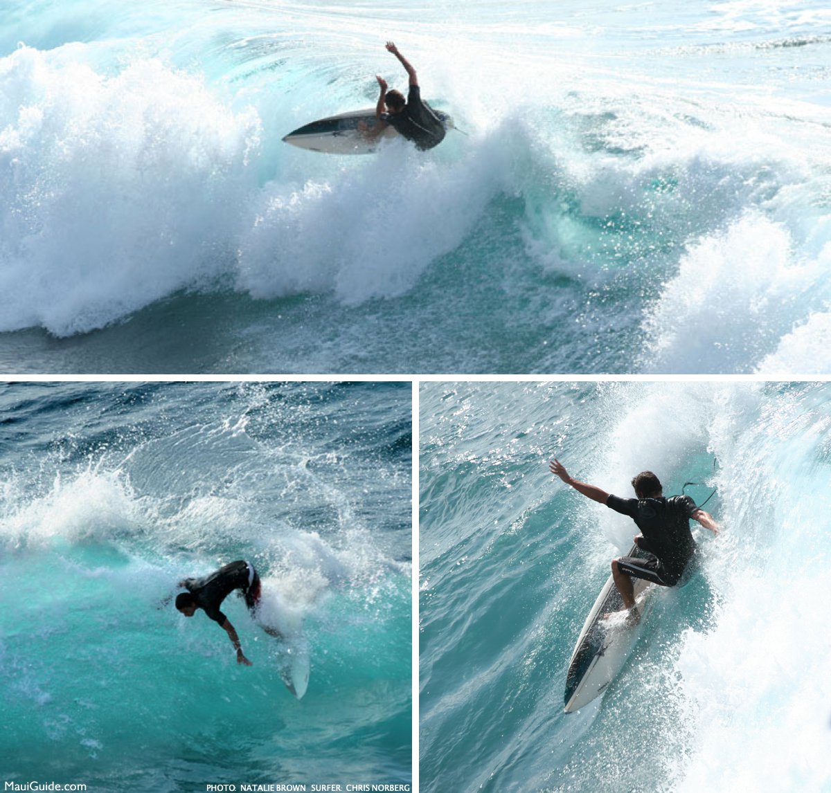 Honolua surfing