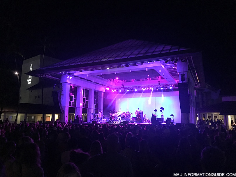 Large crowd at concert at the Maui Arts and Cultural Center