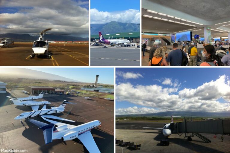 Kahului Maui Town Map and Hawaii Information Airport, Shopping