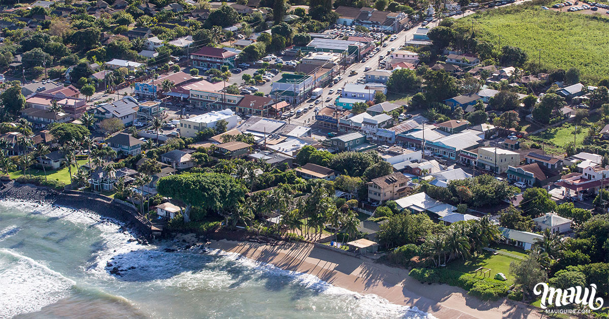 Paia Maui Photos, Map & Information for Maui's hippie town of Paia