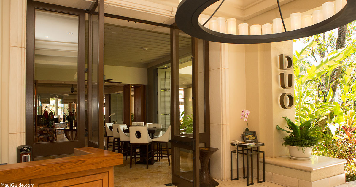 Duo Maui Restaurant Entrance
