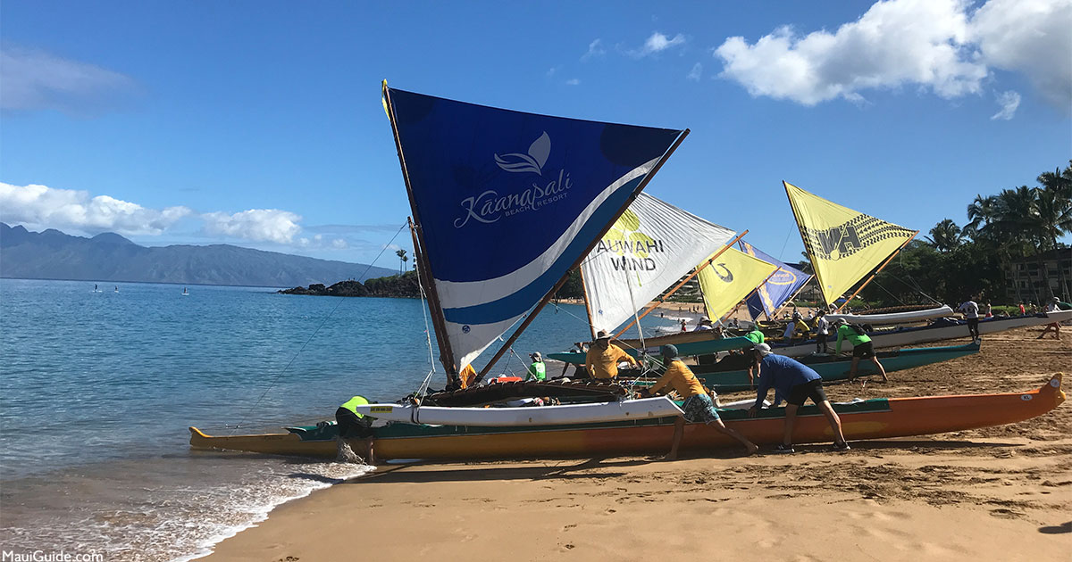 Waʻa Kiakahi Canoe Festival Hawaiian Sailing Canoe Association