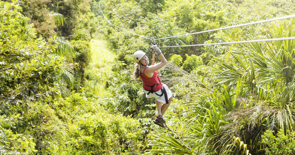 Maui Zipline Tours Woman