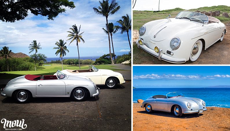Maui Road Trip Porsches