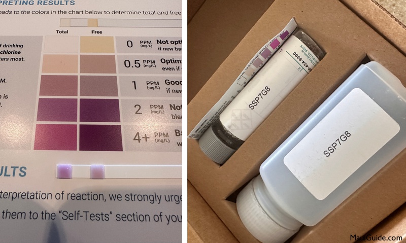 chlorine test