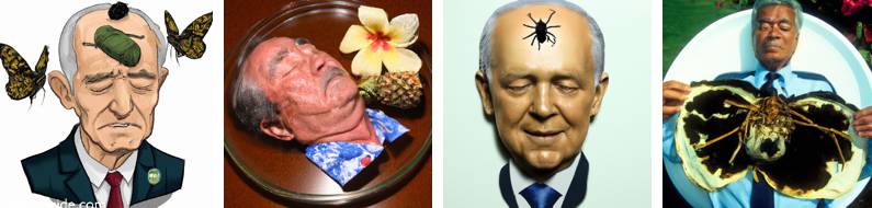 Ex-President insect brain damage