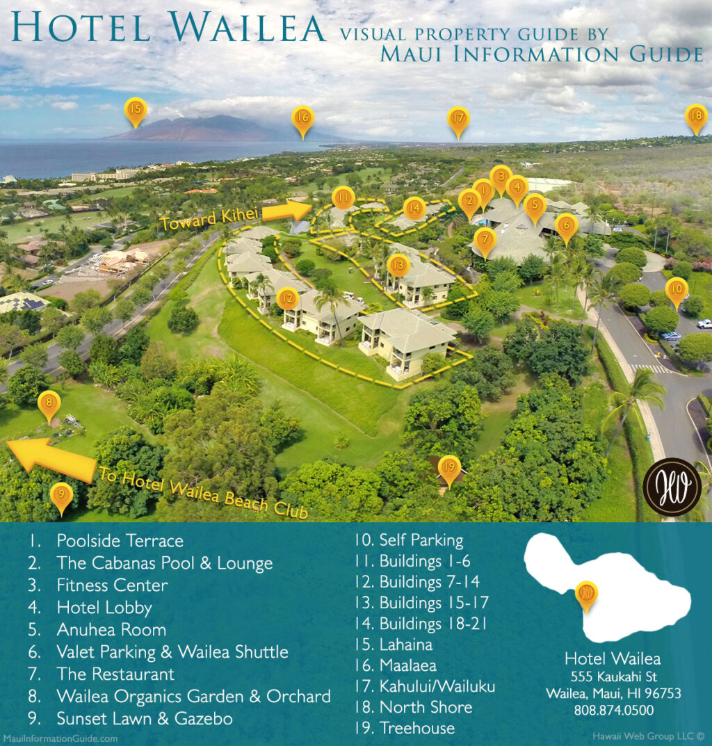 Hotel Wailea Resort Map